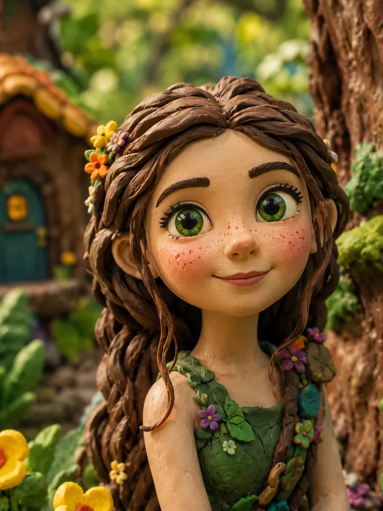 Пример: ии фото в стиле пластилина