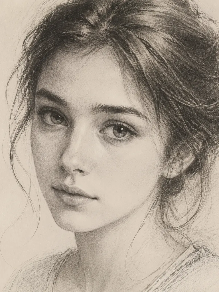 Пример: ии фото в стиле скетча