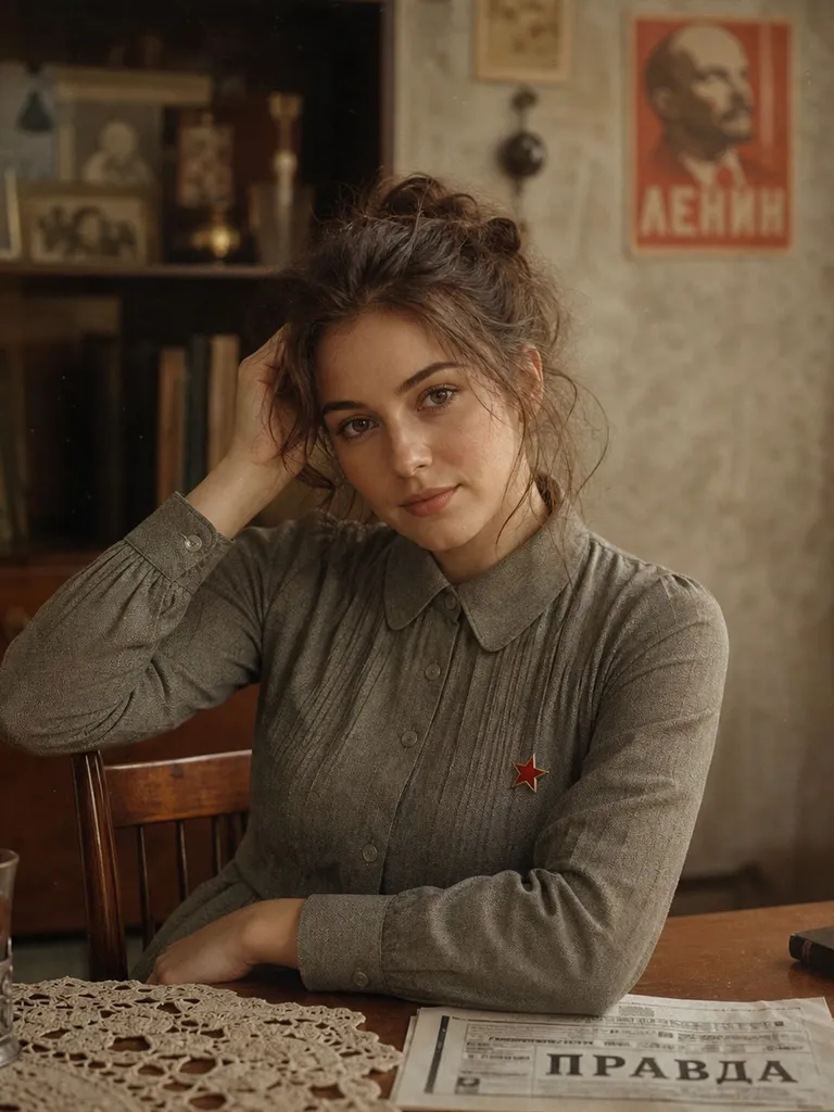 Пример: как сделать фото в стиле ссср